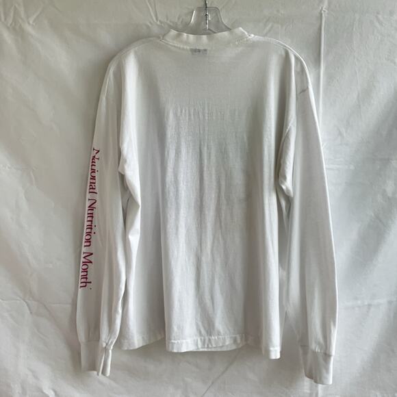 Vintage Best Fruit of the Loom single stitch graphic long sleeve tee white S: XL - Picture 5 of 9